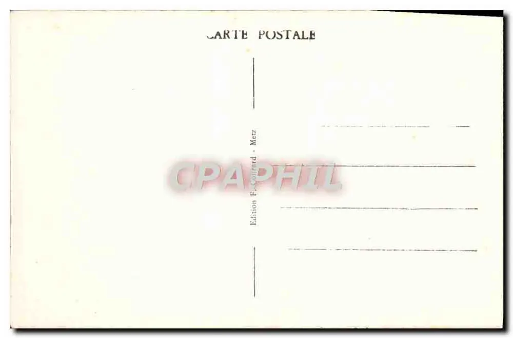 Metz - Mittelbrücke und Straße der Garde — Edition F. C. Leoard - Metz - Rückseite