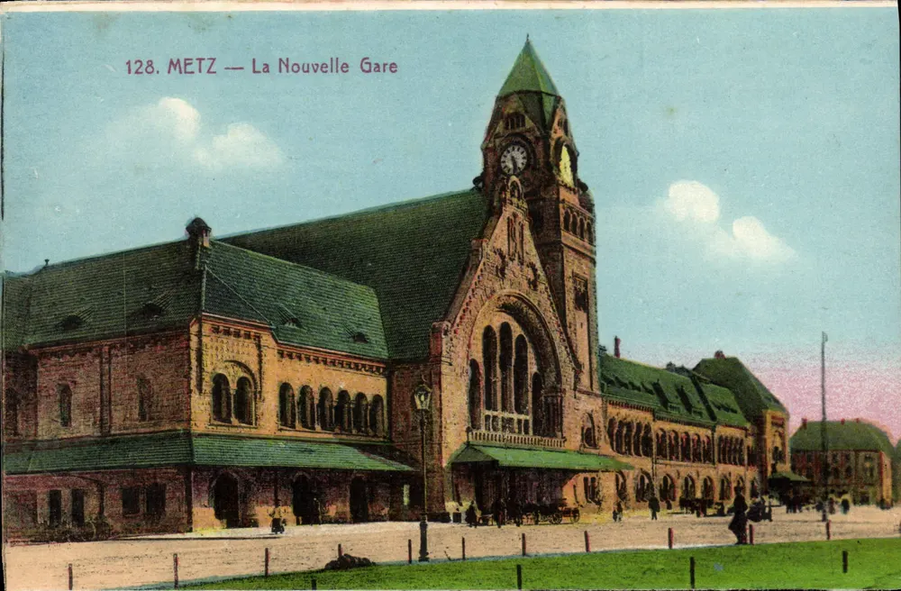 Metz — La Nuova Stazione — Edizione P. Le M. - Recto