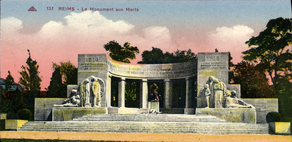 Reims - O Monumento aos Mortos — n° de série 137 - Frente