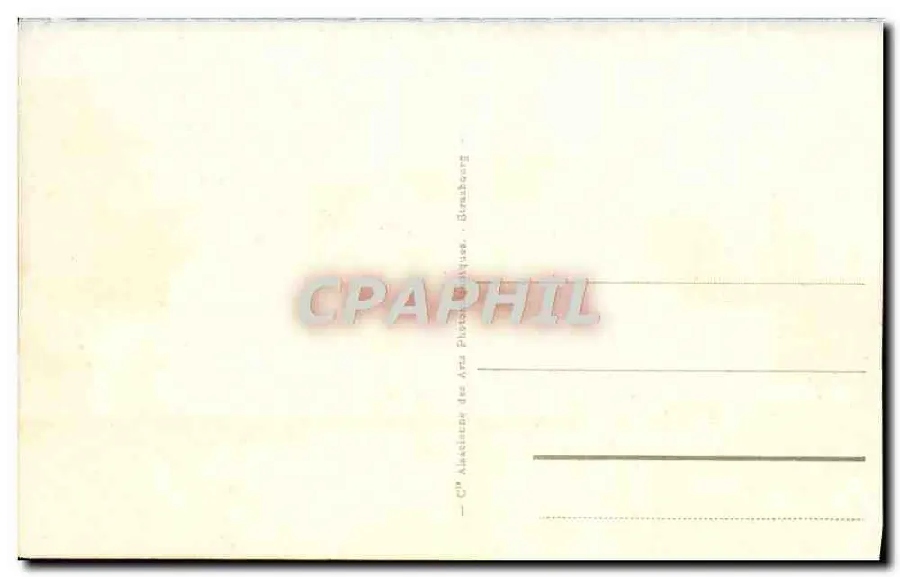 Reims - A Biblioteca — editor C*’A. dos Arts Photographiques - Strasbourg - Verso