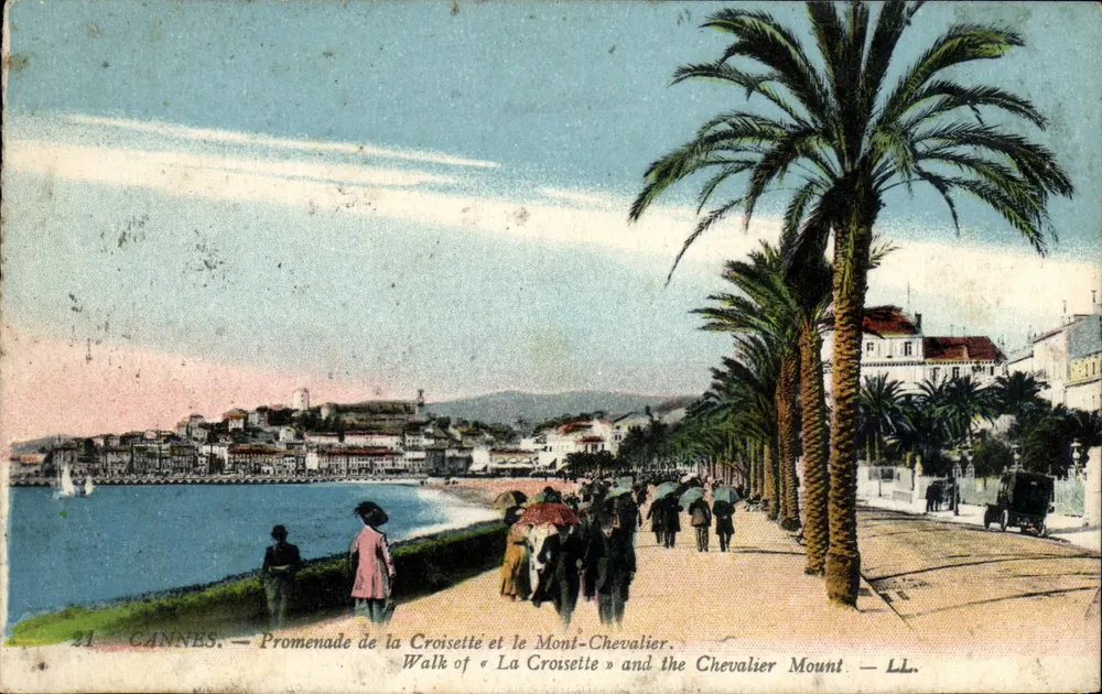 CANNES — Promenade de la Croisette und Mont-Chevalier — LL. n°21 - Vorderseite
