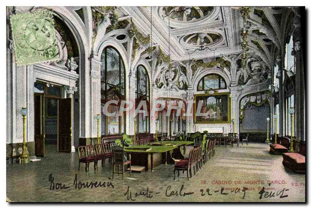 Casino von Monte Carlo — Spielraum — N.D. Ph. Smith - Vorderseite