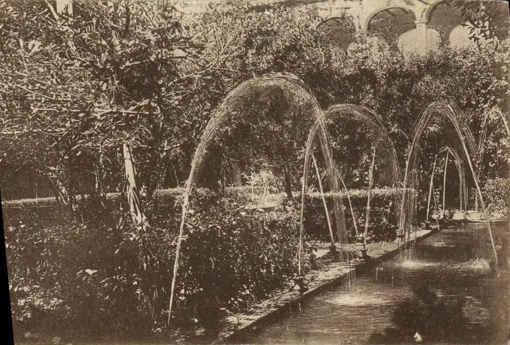 Jardins de Granada — Generalife — editor Granados Madrid, n°40 - Frente