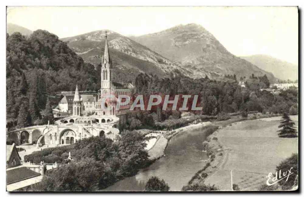 A Basílica e o Gave — Lourdes — Editor Edluf - Frente
