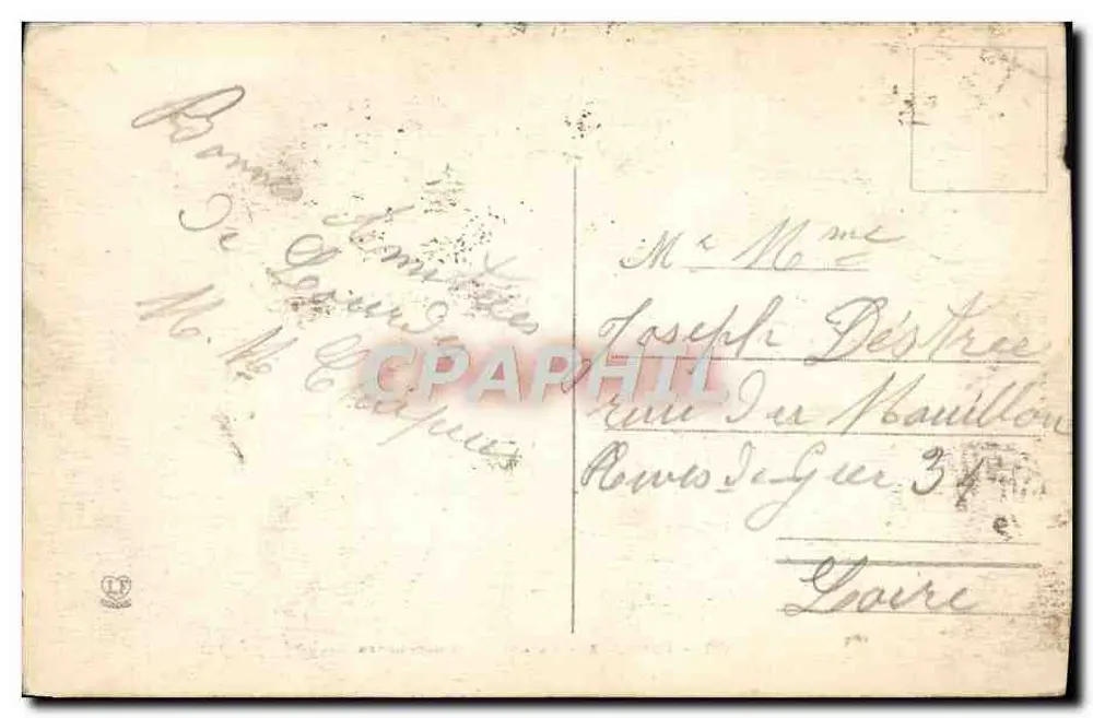 Lourdes - A Gruta Milagrosa — Editor Léonide Frères, Toulouse, n°20 - Verso