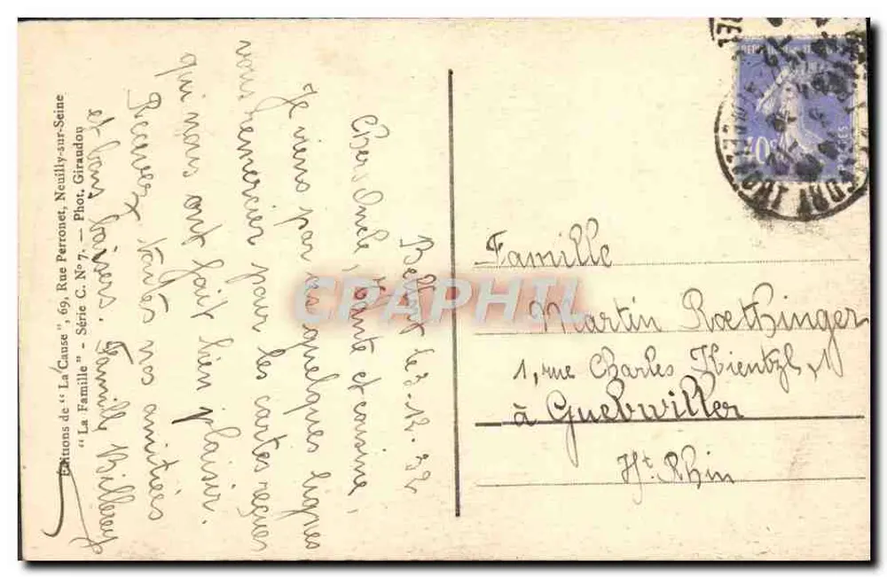 A Educação materna — E. Delaplanche — Copenhaga - Verso