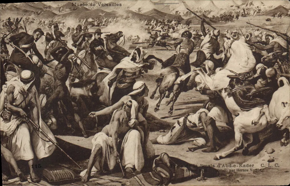 Tomada da Smala de Abd-e-Kader — detalhe — C.L.C. n°115 - Frente