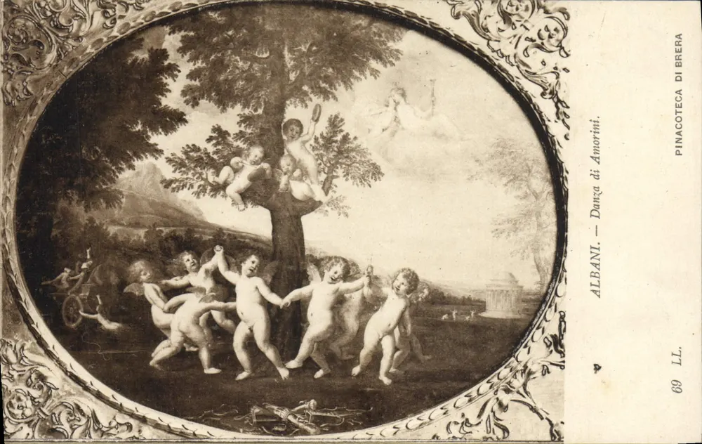 Dança dos Amores — Albani — Pinacoteca di Brera - Frente