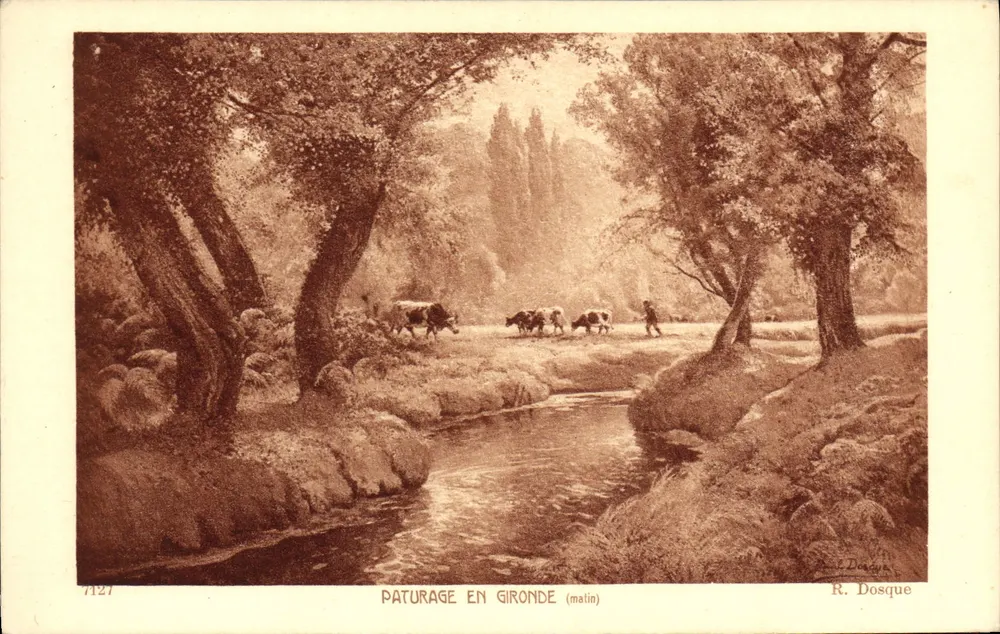 Piquete em Gironde — manhã — R. Dosque - Frente