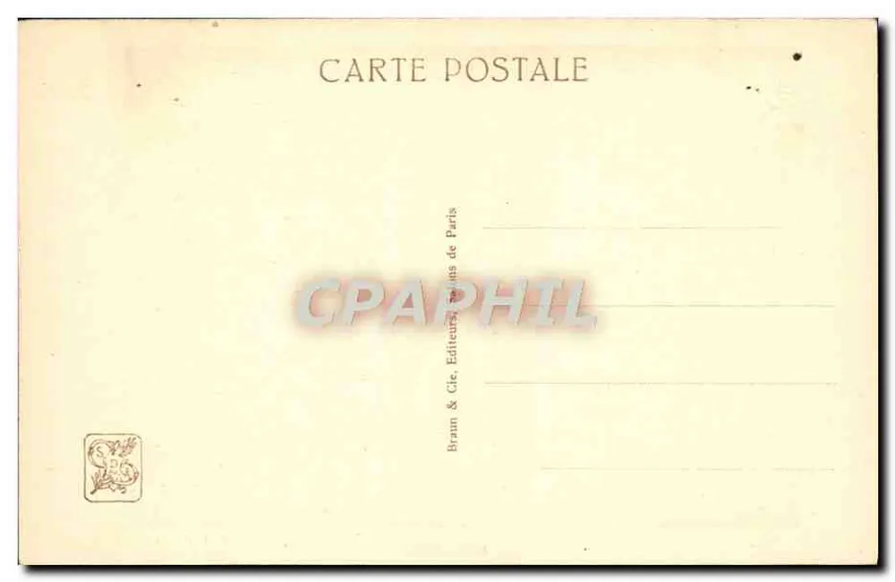 Boa Noite! — cena noturna com um homem caminhando — F.-C. Cachoud, n° 7344 - Verso