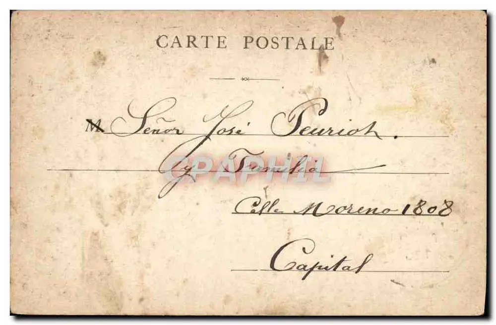 Paris — Le Parc Monceau — éditeur CENTAVOS, n° 21 - Verso