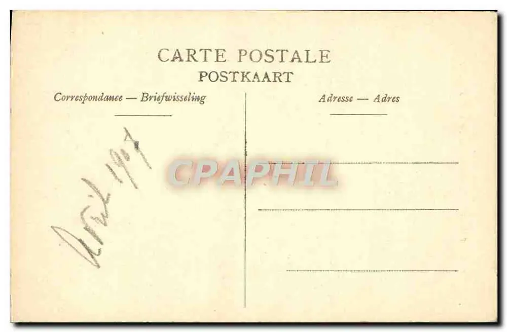 Cristo na palha — Museu Real de Anvers — G.H. Ed., N. 300 - Verso