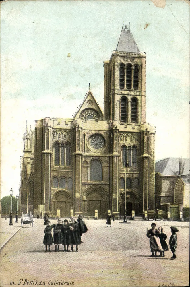 Saint-Denis — La Cathédrale — Imprimé sur la carte, n° 14568 - Awers