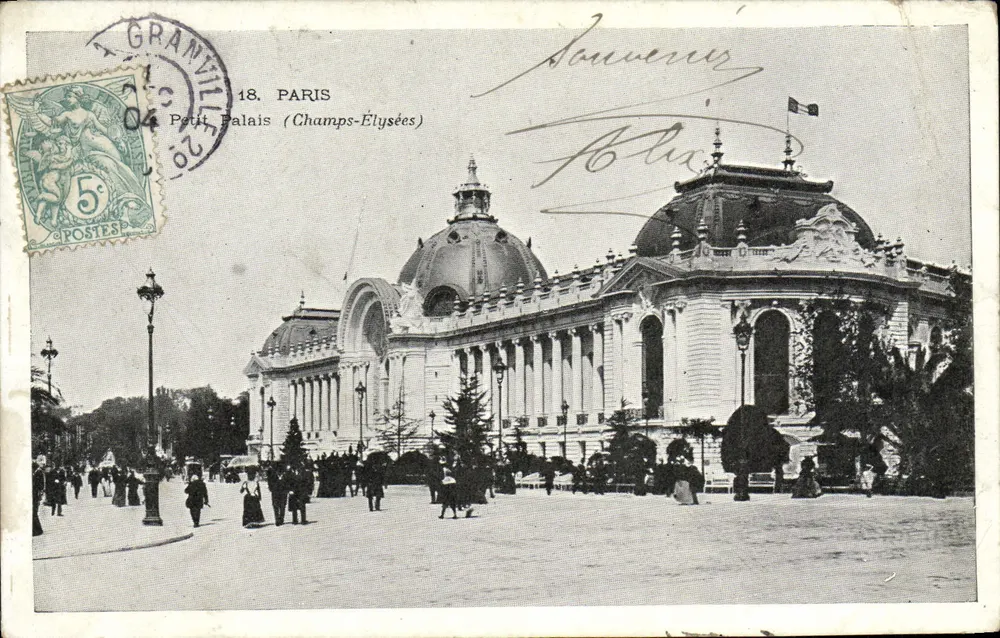 Pequeno Palácio (Champs-Élysées) — Paris — editor desconhecido, n° 18 - Frente