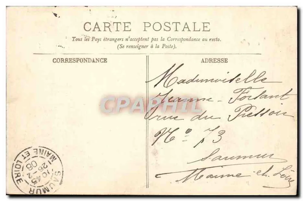 PARIS — O Trocadéro — LL. — n°243 - Verso