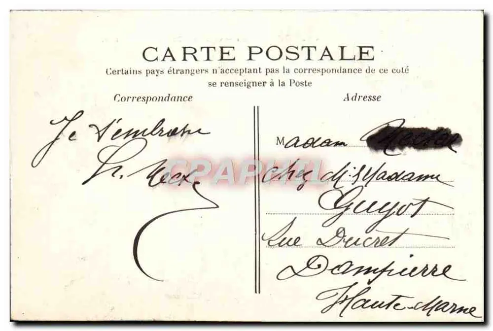 Paris (10) — Estação de Leste — J.H. n°83 - Verso