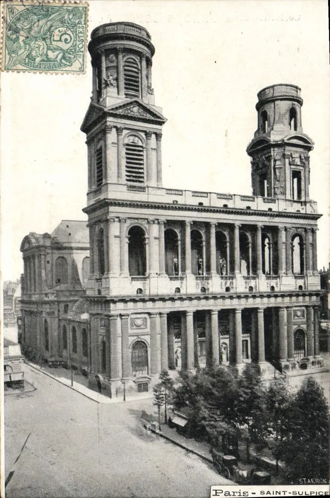 Paris - Saint-Sulpice — editor Staerik, número de série não visível - Frente