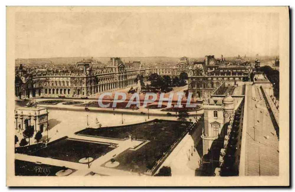 Vue aérienne du Palais du Louvre — éditeur PAIRAS, n° 81 - Vorderseite