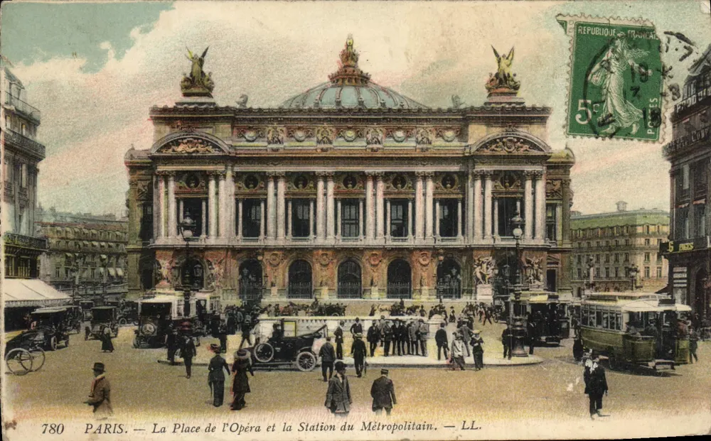 Paris — Die Place de l'Opéra und die U-Bahn-Station — LL. n° 780 - Vorderseite