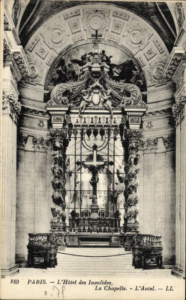 Paris — Das Hôtel des Invalides — Die Kapelle — Der Altar — LL - Vorderseite