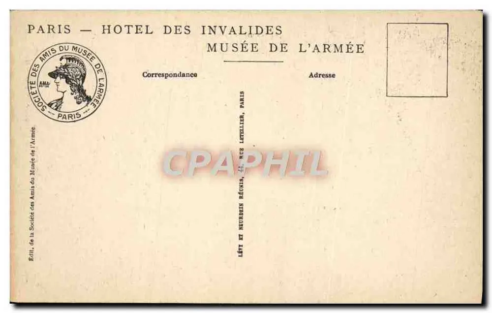Paris — Das Hôtel des Invalides — Die Kapelle — Der Altar — LL - Rückseite