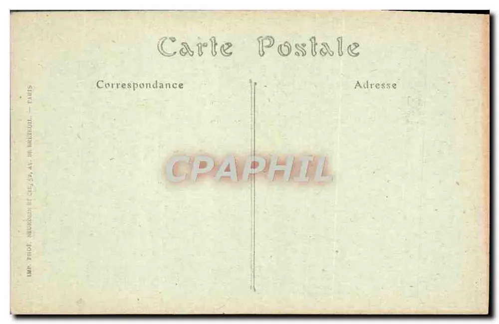 PARIS — Innenansicht der Sainte-Chapelle. Der Hauptaltar (Treppe). — IMP. PHOT. NEUROIS & CIE, 29, AV. DE BRETAGNE, PARIS - Rückseite