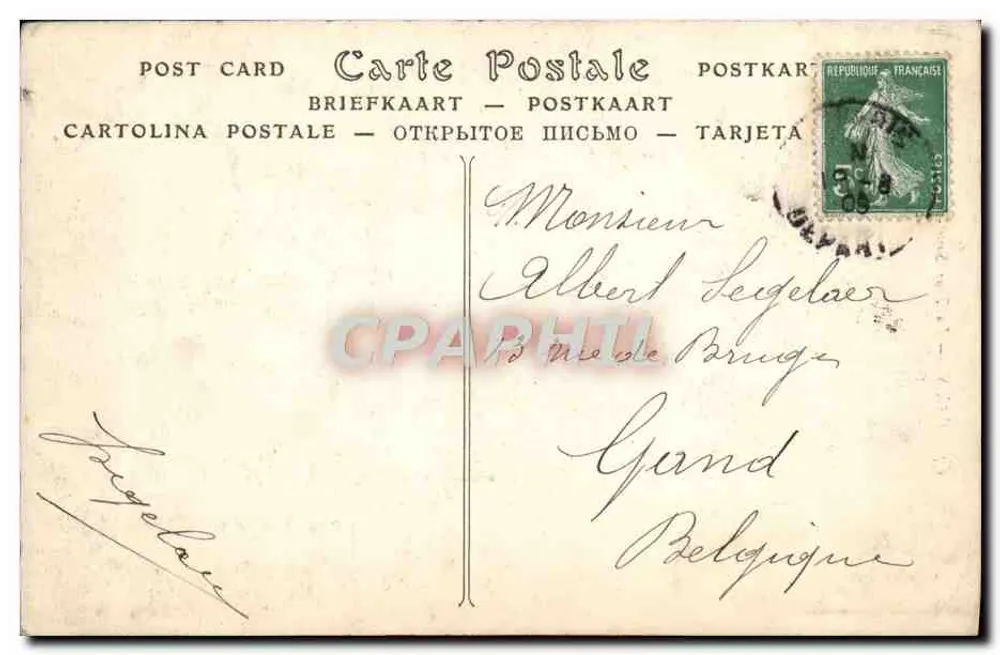 Paris — Torre Saint-Jacques — ND Fot. - Verso