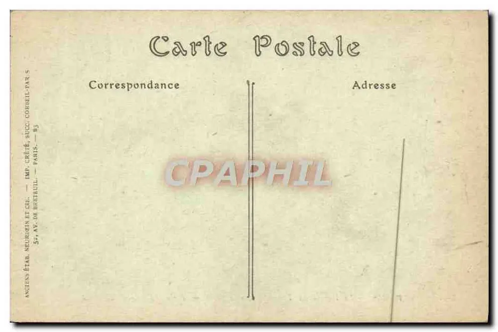 Paris — Das Palais du Trocadéro, Ansicht vom Parc du Champ-de-Mars — Nr. 3516 - Rückseite