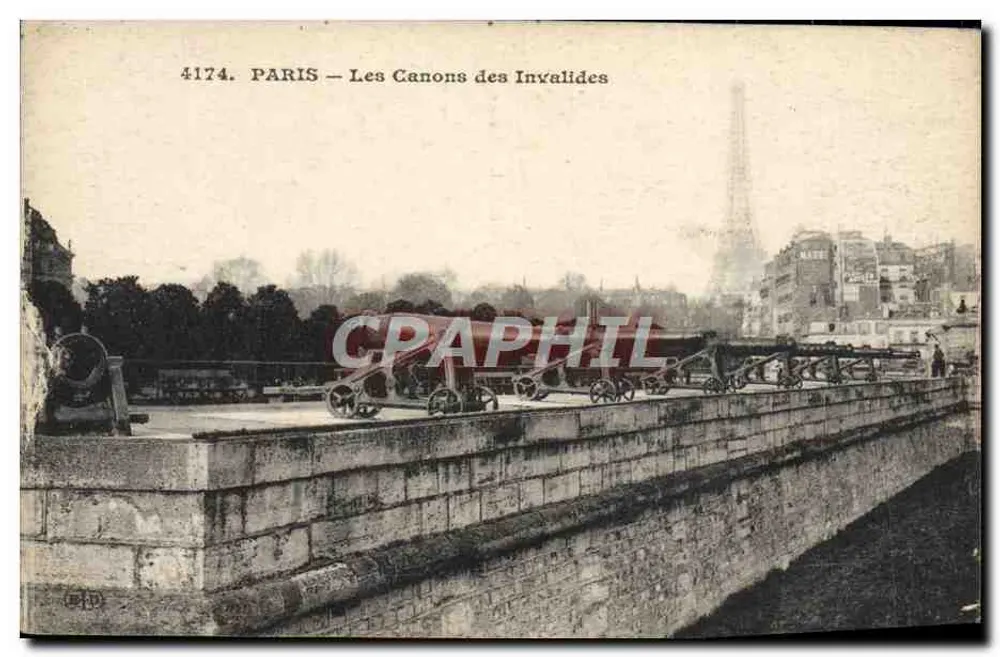 PARIS — Os Canhões dos Invalides — 4174 - Frente