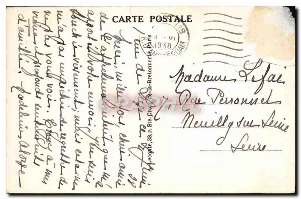 Paris — Jardim das Tullerias — Tulleries Garden — 116 - Verso