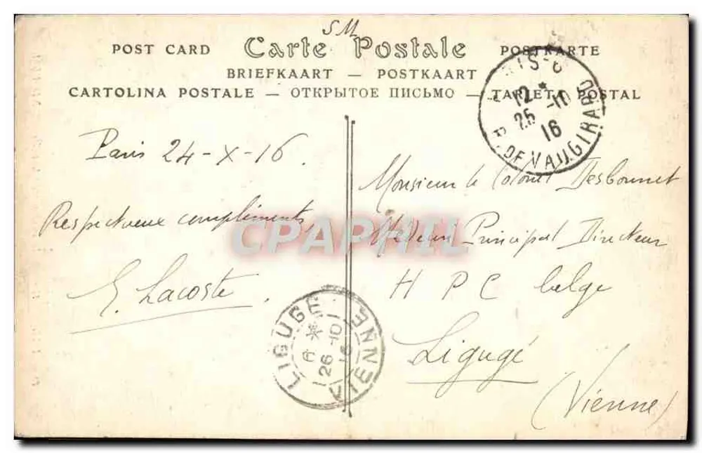 Paris — Rosace da Santa Capela — ND Phot. - Verso