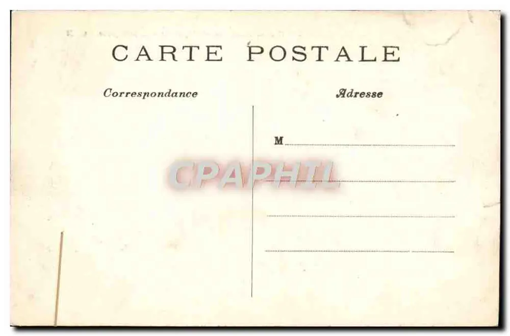 Paris - Bois de Boulogne - Bagatelle - Die Orangerie — C. M. — Nr. 358 - Rückseite