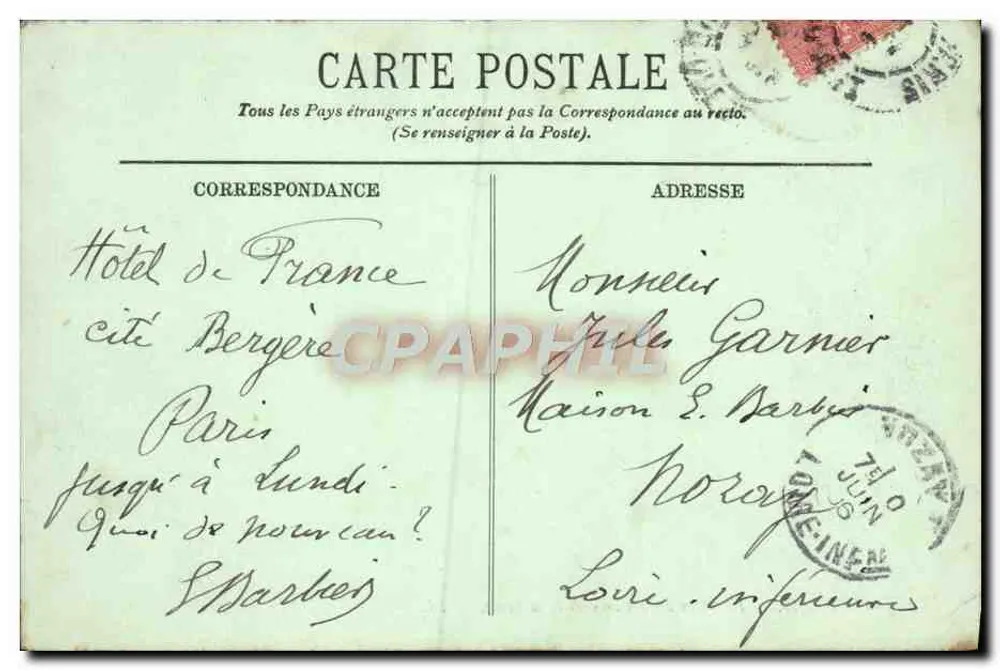 Paris — La Place de la Concorde und die Seine — LL. — N° 710 - Rückseite