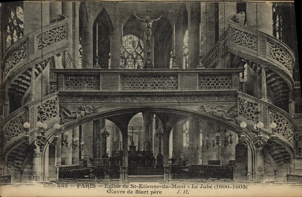 Kirche St-Etienne-du-Mont — Der Chorvorhang (1600–1605) — J. II. - Vorderseite