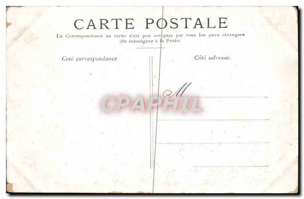 Paris — L'Arc des Tuileries — éditeur imprimeur non visible - Rewers
