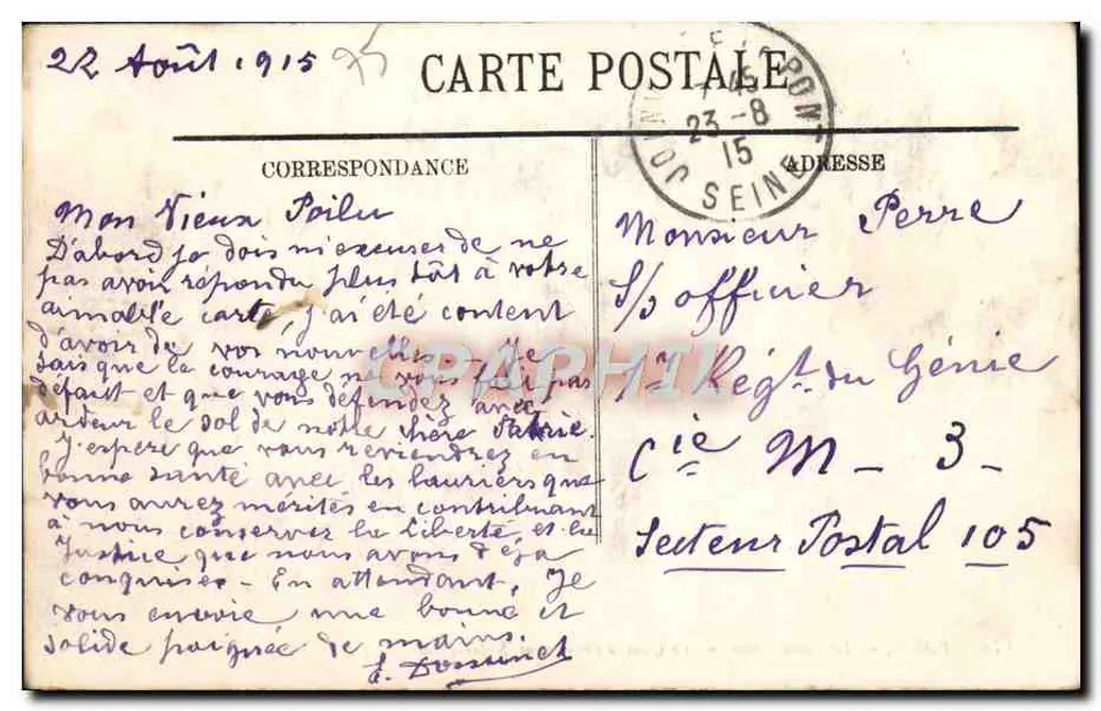 Paris — Île Saint-Louis — Der Quai d'Orléans und Notre-Dame — LL - Rückseite