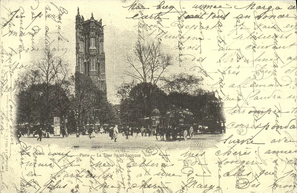 Paris — Torre Saint-Jacques — Édito-Service SA, D2 465 34 7 - Frente