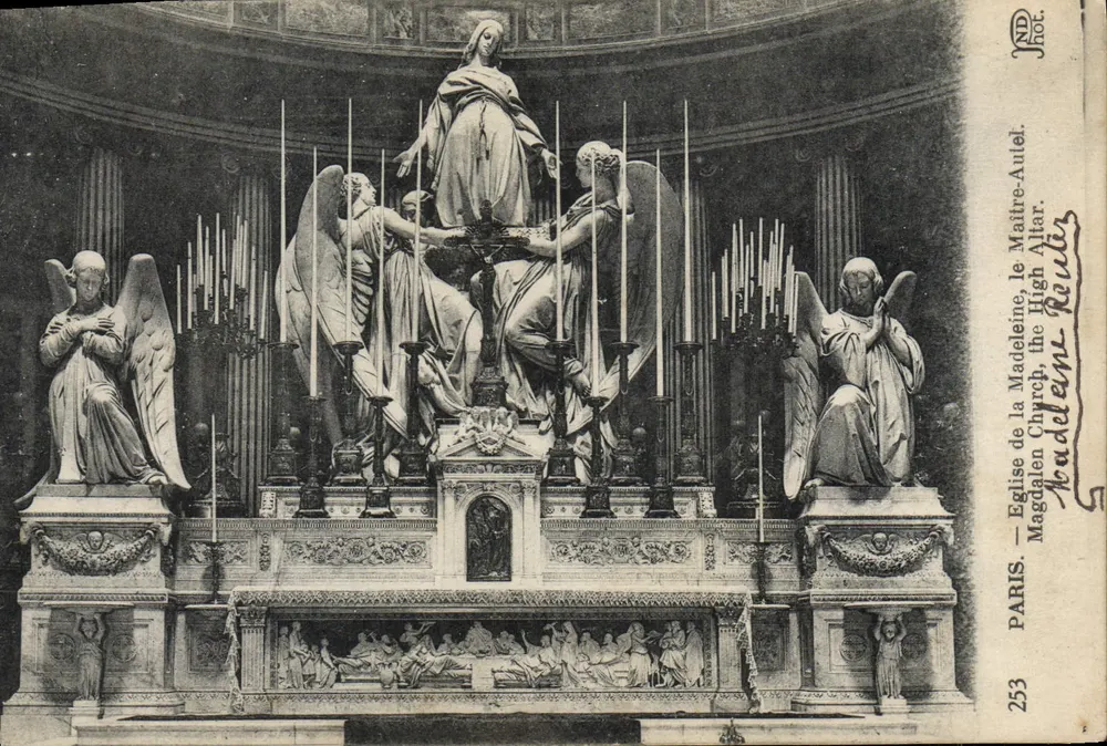 Kirche der Madeleine — der Hauptaltar — Paris — Audelaine-Roules, n°253 - Vorderseite