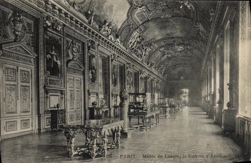 Musée du Louvre, die Galerie d'Apollon — ND — n° 296 - Vorderseite