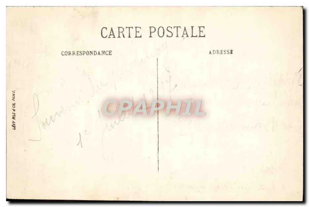 Paris — Der Sacré-Cœur und der Wasserreservoir — LL. — Nr. 1158 - Rückseite