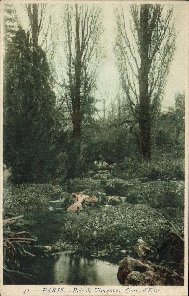 Paris - Bois de Vincennes: Cours d'Eau — Jeange - Frente
