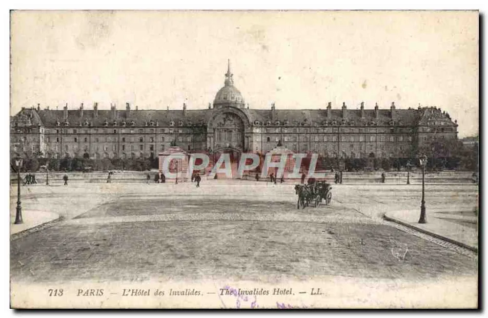Paris — O Hotel dos Invalidos — LL - Frente