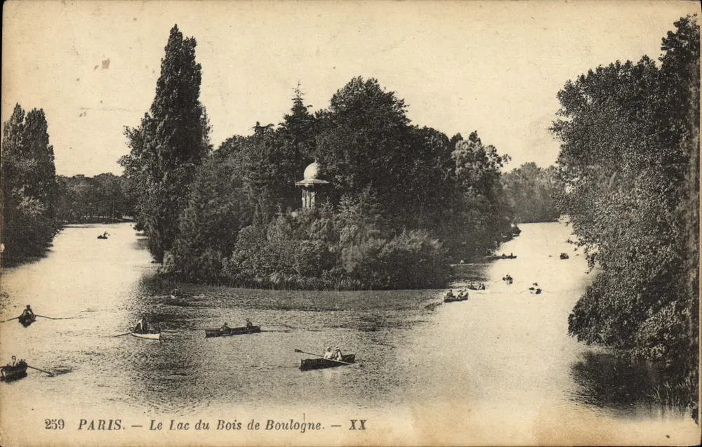 Der See des Bois de Boulogne — Paris — n° 259 - Vorderseite
