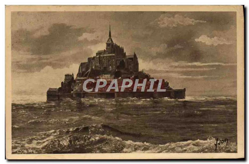 Mont Saint-Michel — Zeit des Gleichnachts — J. Jon, Nr. 1 - Vorderseite