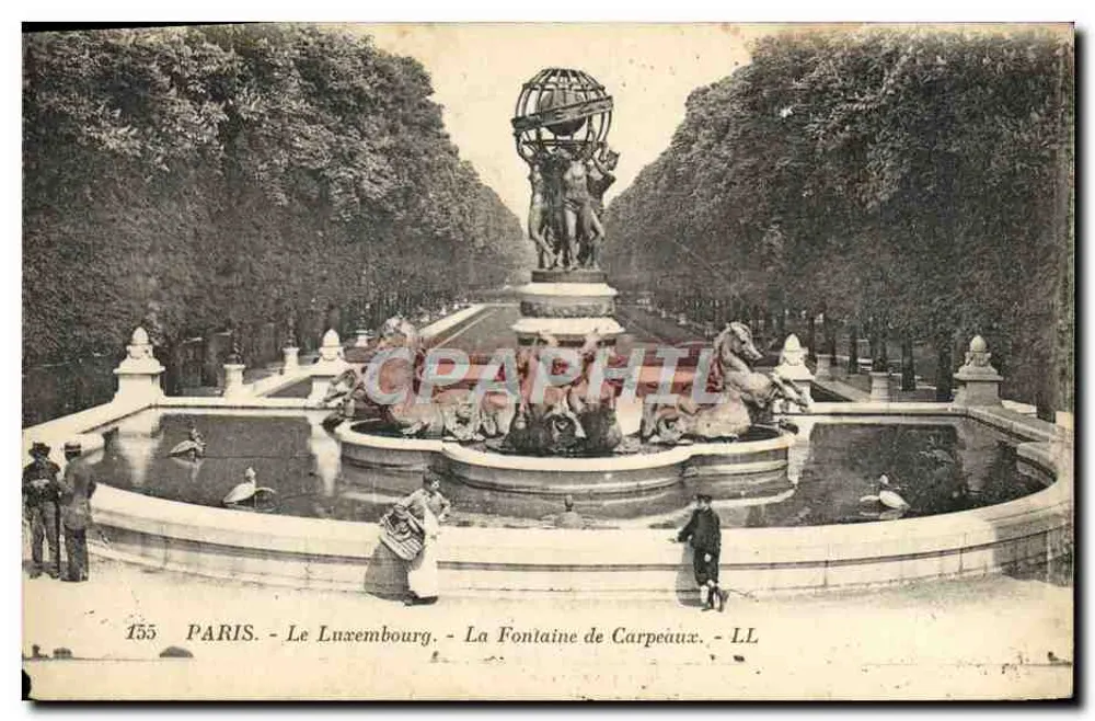 Paris - Der Luxembourg - Die Fontaine de Carpeaux - LL - Vorderseite