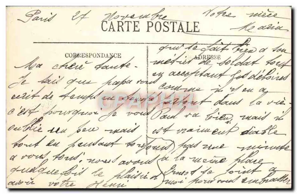 Paris — A Igreja de São Vicente de Paulo — LL, n° 229 - Verso