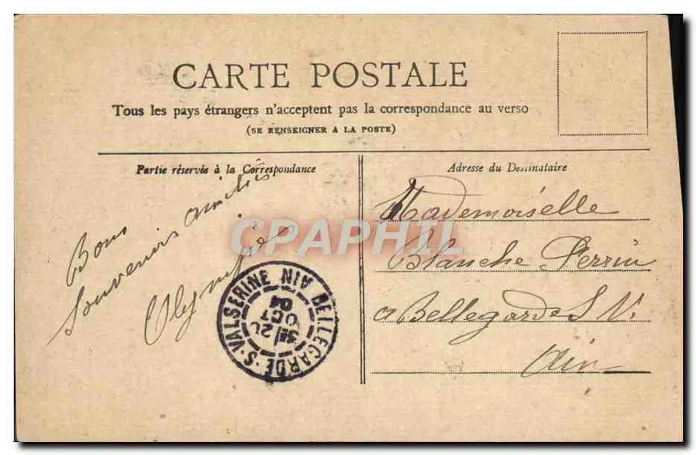 PARIS — A Place de la Nation — Coleção Petit Journal - Verso