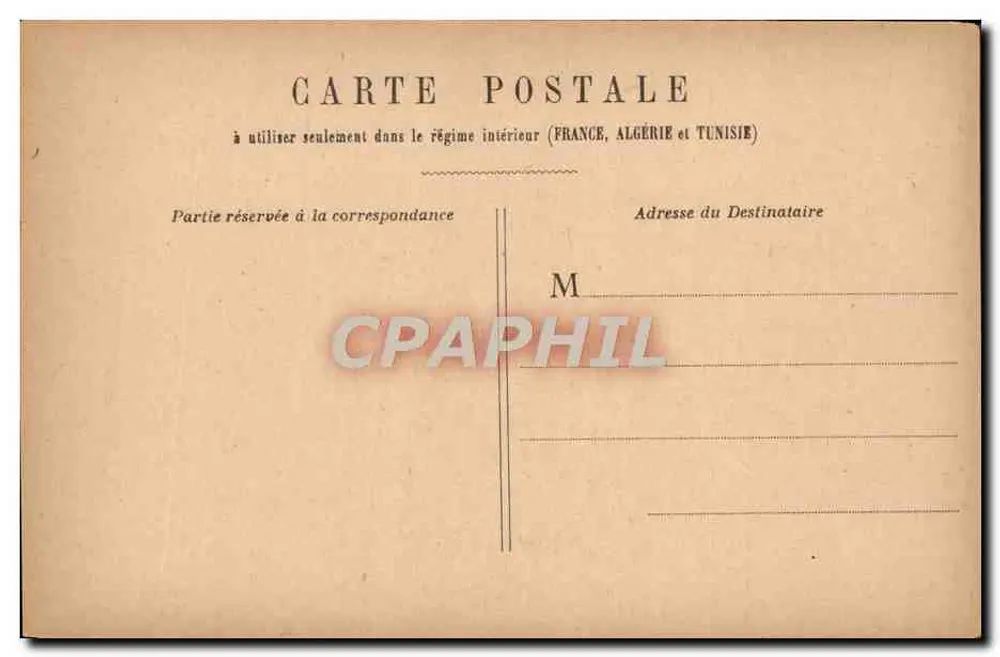 PARIS - A Santa Capela — vista da estrutura gótica com carruagem — editor não identificado - Verso