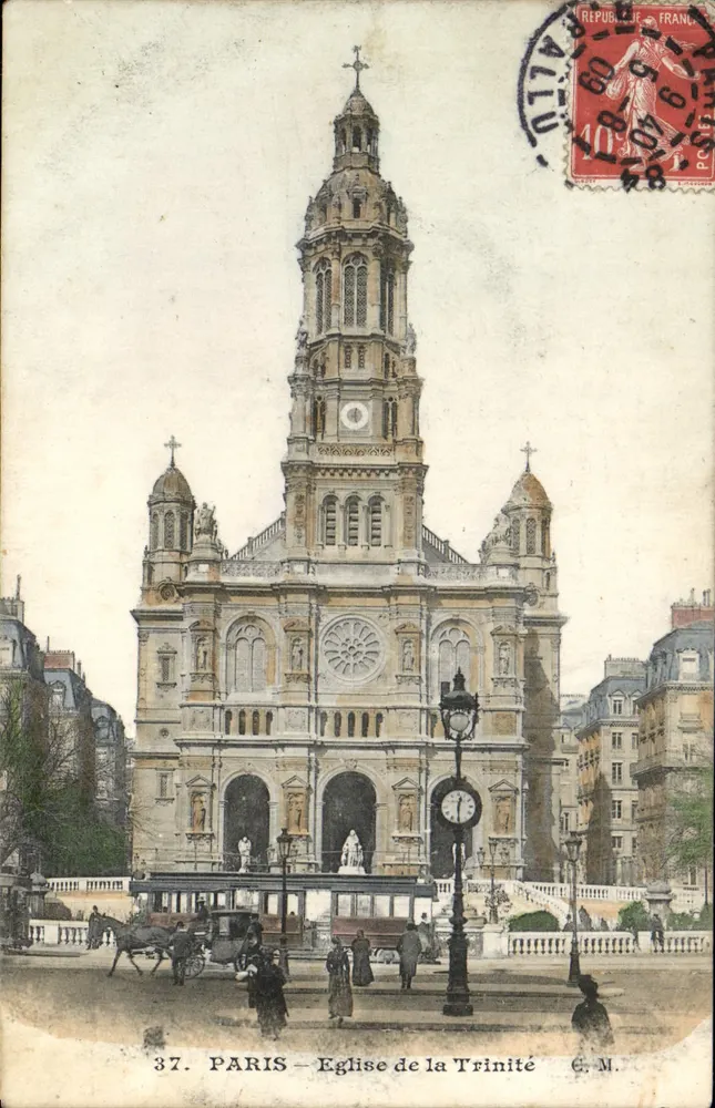 Paris — Igreja da Trindade — G.M. n°37 - Frente