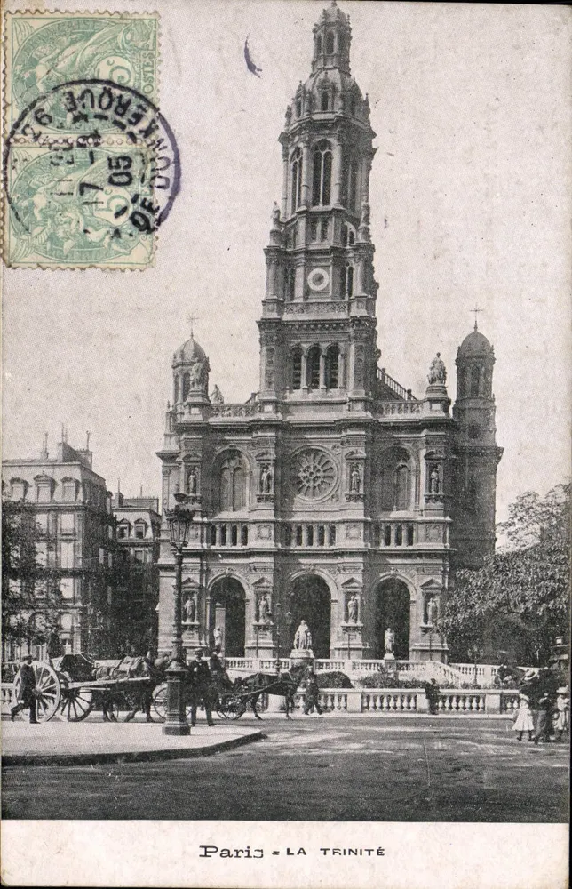 Paris - A TRINITÉ — editor não identificado, número de série não visível - Frente